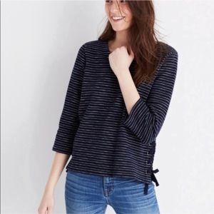 Madewell | Textured Laced Side Sweater